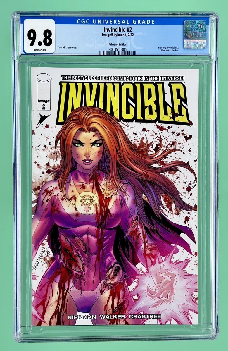 Invincible #2 (CGC 9.8) Tyler Kirkham Atom Eve Variant Cover