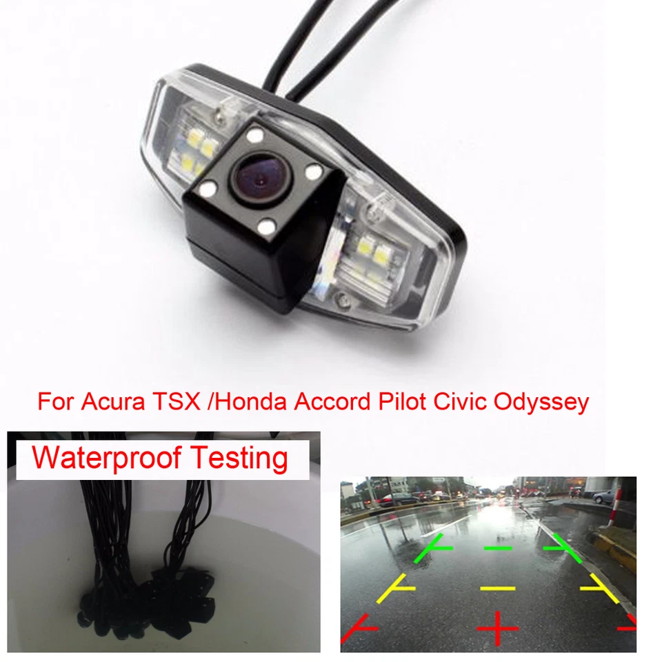 4.3"Car Rear View Mirror Monitor Reversing Camera For Honda Accord Civic Odyssey - Image 2 of 4
