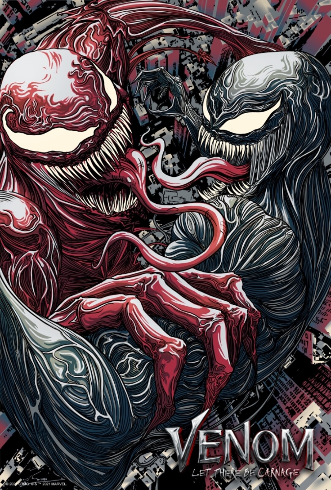 Venom Let There Be Carnage DECAL Poster Spider-Man Movie Film 2021  Exclusive 647 | eBay