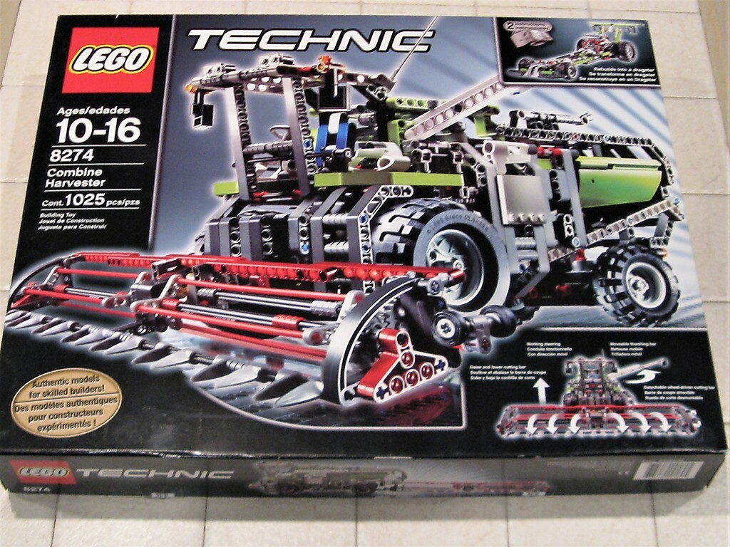 lego technic combine harvester