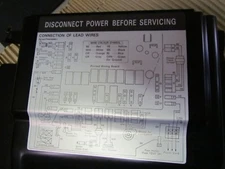 NEW Kero-Sun TOYOSTOVE Monitor Inside Cover With Schematic KH-80E-057 / 060055