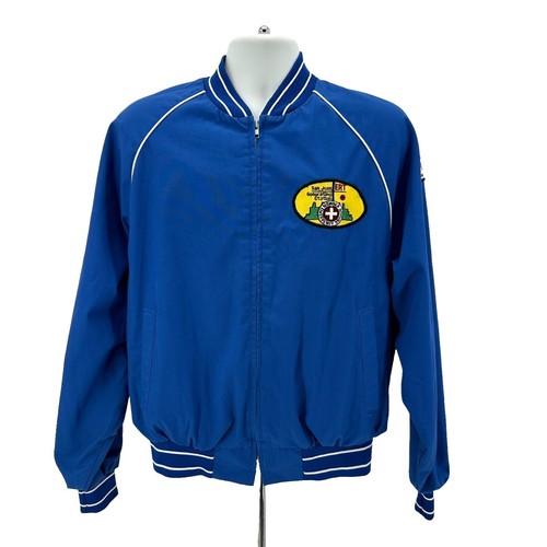 Vintage 70s 80s King Louie Pro Fit Mechanic Work Blue Union Made 