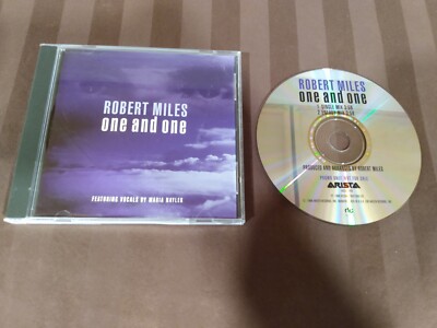 Robert Miles   One And One (CD, Promo, US, 1996, Arista) LIKE NEW