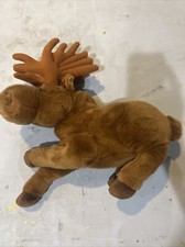 Dakin Lou Rankin Miles Moose Brown Soft Cuddly Plush Stuffed Animal 13"