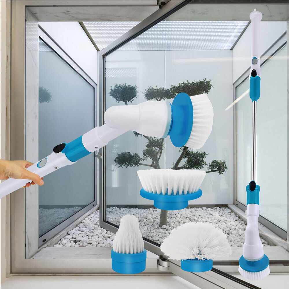 Rechargeable Cordless Electric Spin Scrubber POWERFUL Turbo Scrub