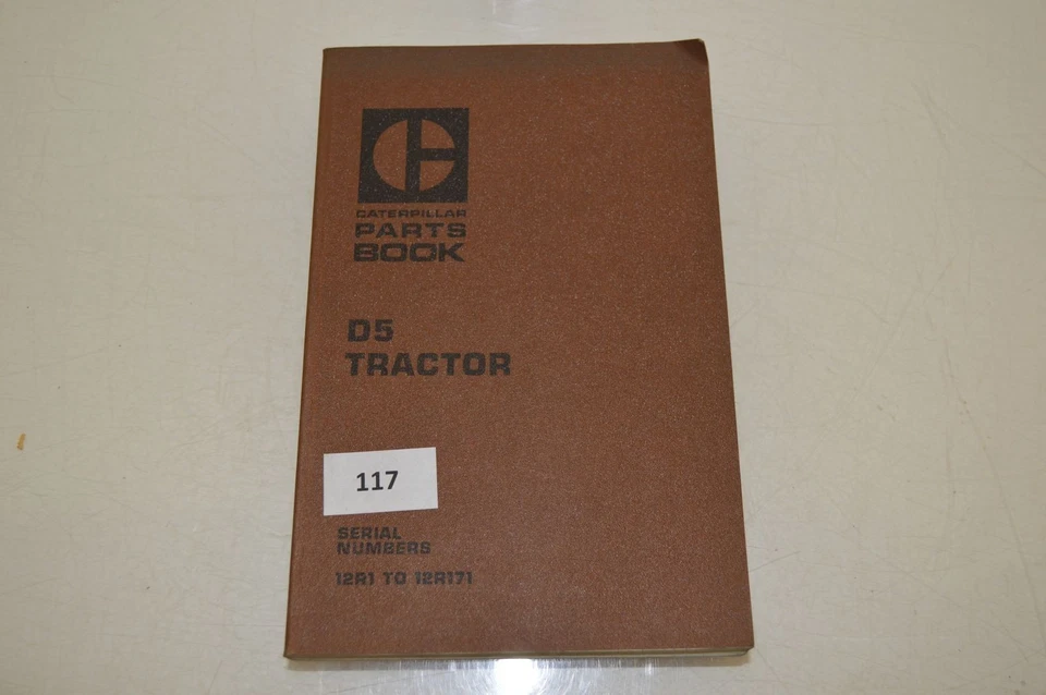 B117 - cat CATERPILLAR Parts Book - Teile-Katalog für D5 Planierraupe - Bild 1 von 1