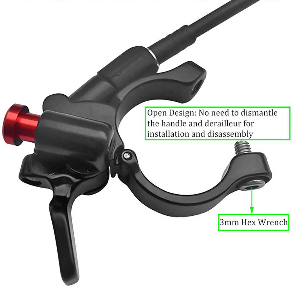 Fahrrad Remote Lockout Hebel Mountainbike Federgabel Remote für Rockshox Suntour - Bild 2 von 4