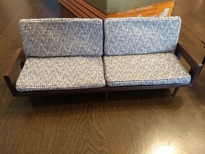 Vintage 1958 Mattel Modern Wood Living Room Set #813 With Box Pre