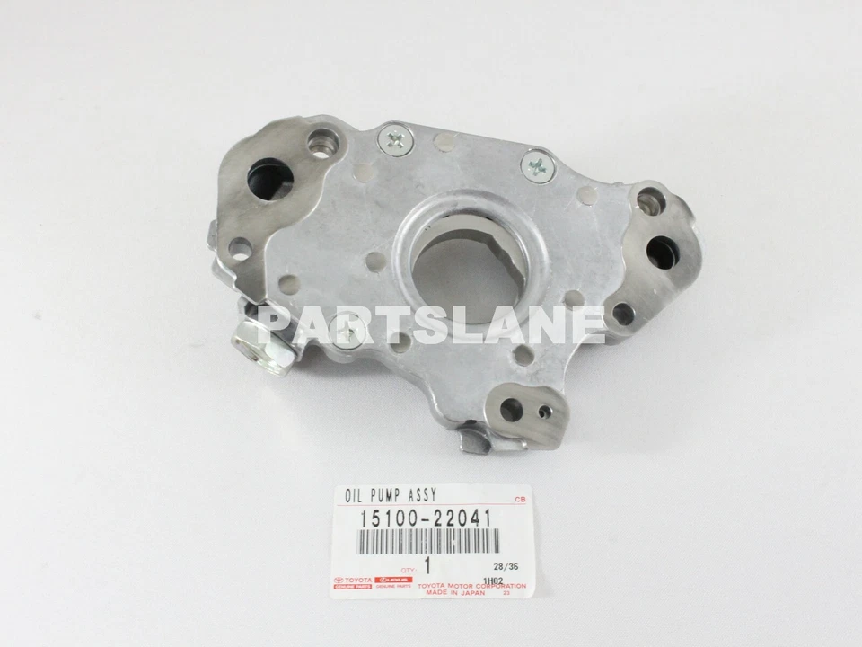 Bomba de óleo do motor Toyota Corolla Celica MR2 Spyder 1.8L 1ZZFE FABRICANTE DE EQUIPAMENTO ORIGINAL 15100-22041 - Imagem 2 de 3