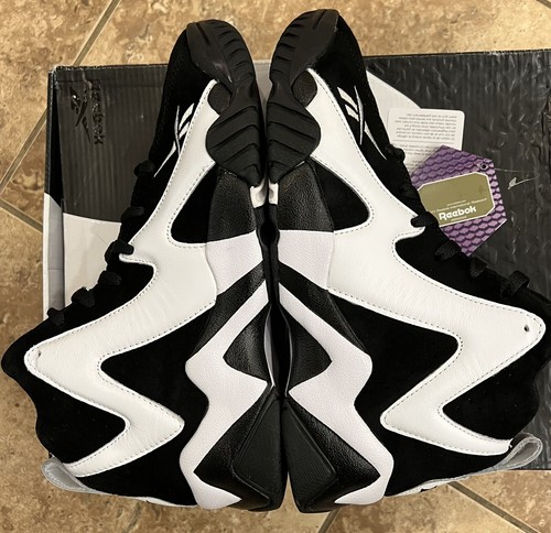 VNDS Reebok Kamikaze II Shawn Kemp Black White (2020) FV2969 Men's Sz 10.5  | eBay