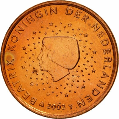 [#461416] Niederlande, 5 Euro Cent, 2003, UNZ, Copper Plated Steel, KM:236 - Bild 1 von 2