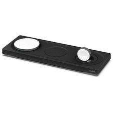 Belkin BoostUp Charge Pro 3-in-1 Wireless Charging Pad with MagSafe (Black) NRP
