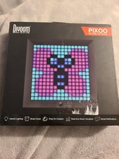 Divoom Pixoo Black Battery Powered Diy Pixel Digital Art Frame With LED Display