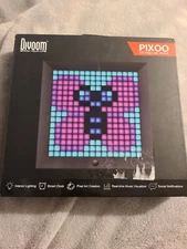 Divoom Pixoo Black Battery Powered Diy Pixel Digital Art Frame With LED Display