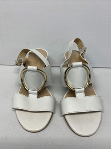 russell and bromley white sandals