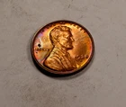 1938-D Lincoln Wheat Cent Penny * Gem BU++ Rainbow Toned *  XW126
