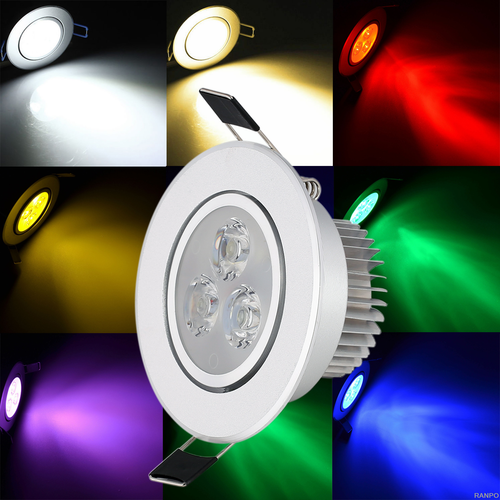 6X 10X Dimmable LED Recessed Ceiling Downlight Bulb Light White 6W Lamp + Driver