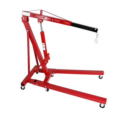 #ad 2 TON 4400LBS Heavey Duty Engine Motor Hoist Cherry Picker Shop Crane Lift $199.00