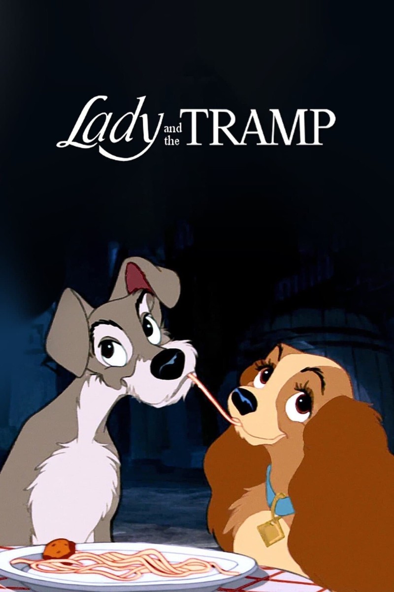 1955 Walt Disneys Lady And The Tramp Movie Poster 11X17 Darling