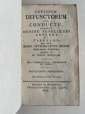 Officium Defunctorum cum conductu,