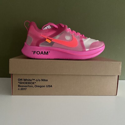 off white pink foams