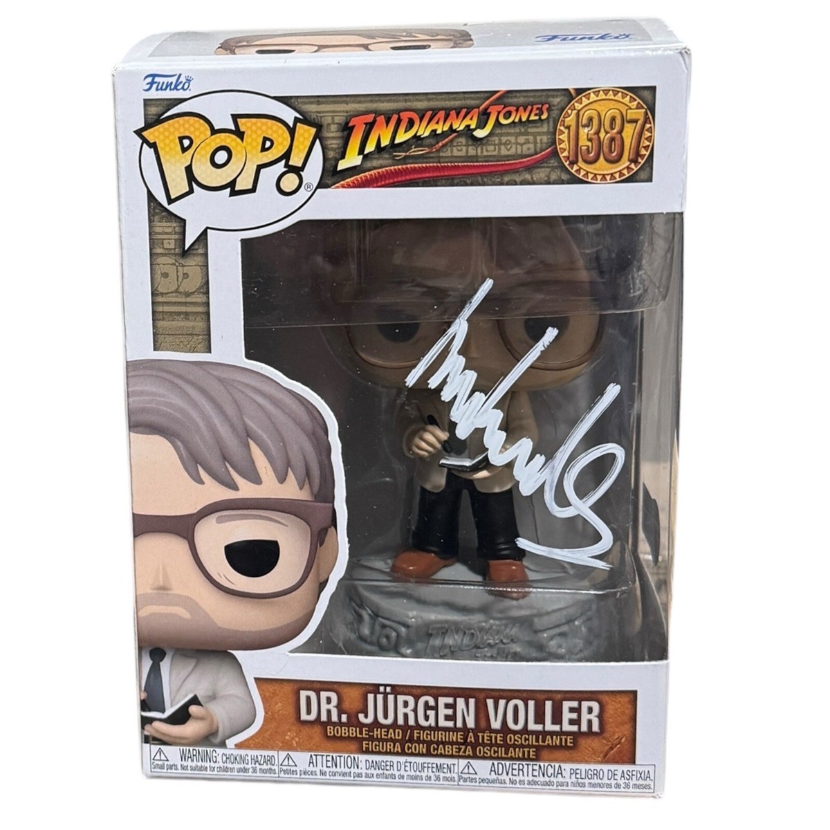 Mads Mikkelsen Signed Indiana Jones Dr. Voller Funko Pop Autograph