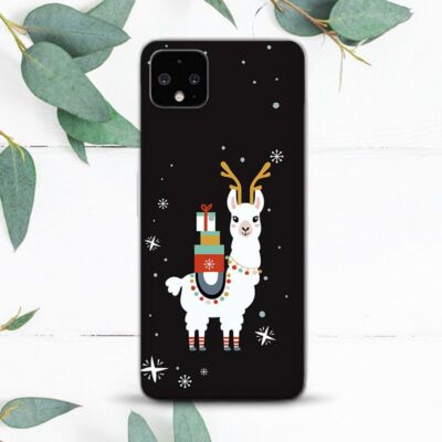 Cute Christmas Llama Xmas Animal Case For Google Pixel 2 3 3a 4 4a 5 6 7 8 XL