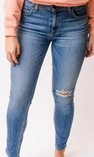 WOW! New Tags ASKK NY "Jax Mid Rise" Jeans "Rockaway" sz 29 $230