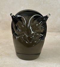 Murano Owl , Vintage , Signed Livio Seguso Large c.1960 - 1970