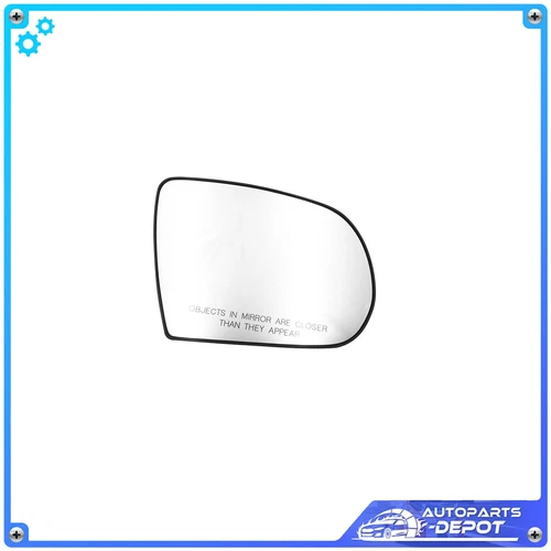 Door Mirror Glass W/Plate Passenger Side Chrome For 14- Jeep Cherokee 68228910AA