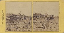 W. Hammerschmidt Caire Egypte Stéréo Stereoview Vintage albumine c. 1860