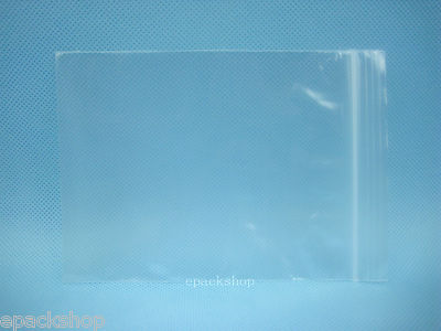200 Clear Poly Storage Bags Reclosable Zipper Pouches 3'' x 4.7''_80 x 120mm