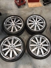22 Hre 3 Piece 22x10 Wheels For Land Rover Range Rover Sport Set Of 4. Used