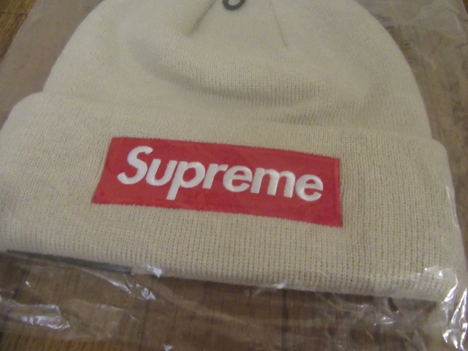 Supreme New Era коробка логотип Beanie камень FW24 Supreme Нью-Йорк 2024 совершенно новый - Изображение 2 из 4