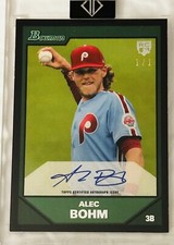 2021 Topps Bowman Transcendent ‘07 ALEC BOHM Through the Years AUTO 1/1 SEALED