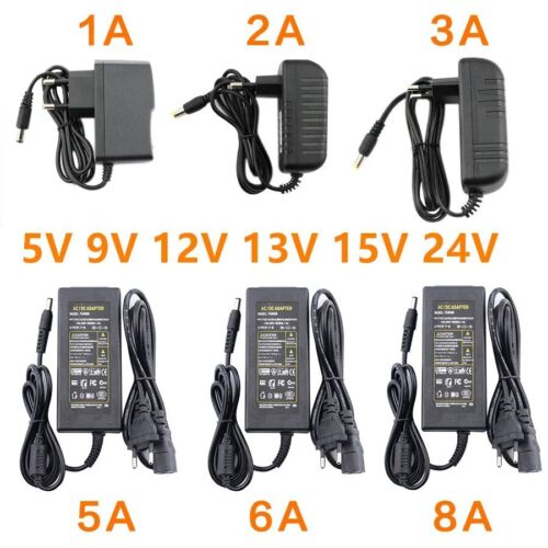 AC110 220V Power Supply Adapter LED Strip 1A 2A 3A 5A 6A 8A 10A DC 5V 12V 24V - Picture 2 of 9
