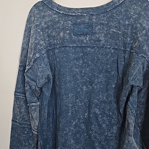 New In Boutique Washed Knit V Neck Oversized Top NWT size Small NWT size Small - Picture 9 of 9