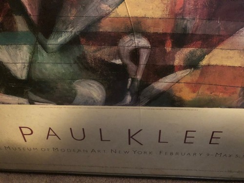 Vintage 1987 Paul Klee MoMA gerahmter Kunstdruck Poster - kein Glas - NY - Bild 2 von 5