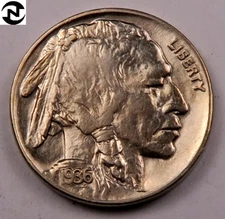1936 Buffalo Nickel ~ BU/Uncirculated