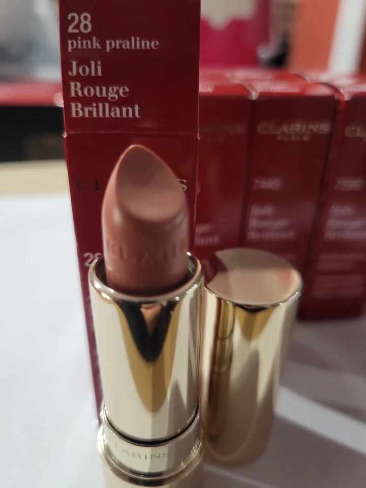Clarins Joli Rouge Brillante Hidratante Brillo Perfecto Transparente 0.12Oz ELIGE COLOR Foto 4 de 4