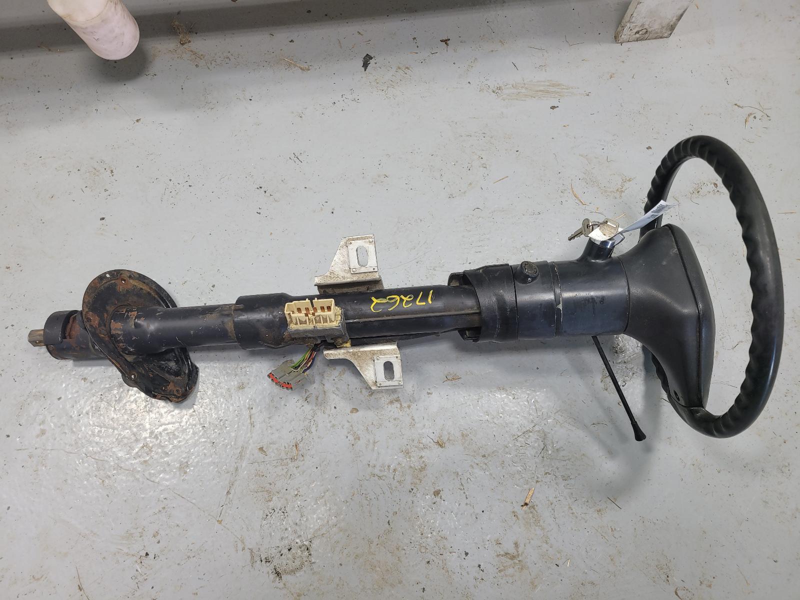 19871991 F150 STEERING COLUMN BLACK (AT) W/KEY/STEERING WHEEL W/O