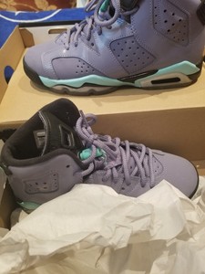 jordan retro 6 purple and turquoise