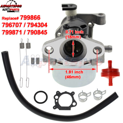 #ad Carb For Bamp;S 799866 796707 794304 6.75HP Toro Craftsman Carburetor $13.99