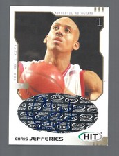 Chris Jefferies AUTOGRAPH Fresno State Bulldogs 2002-03 SAGE Hit AUTO Basketball