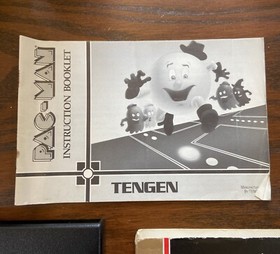 Pac-Man Tengen NES Nintendo Game With Gray Manual And Box Very Nice