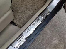 For 2025 Mitsubishi Outlander Accessories Door Sill Protector Trim Scuff Plate