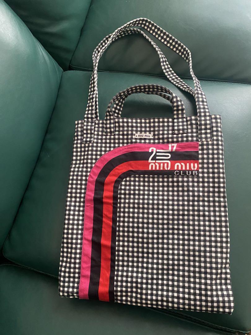 Regular store purchase Miu Miu gingham check | eBay