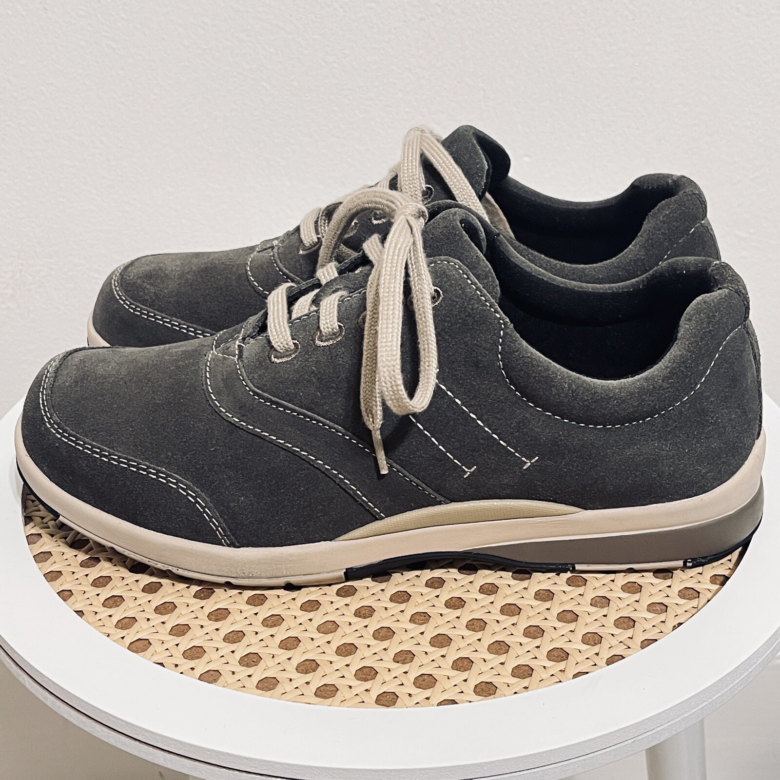 SAOLA Drew Columbia Sneaker Donna Tg 8 5M Grigio Scamosciato Passeggio Casual