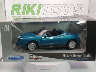 Alfa Romeo Spider 916 Welly 1/24 Grün - Bild 1 von 4