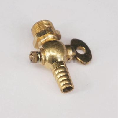 Brass Drain petcock Shut Off Valve 3/8'' BSP male to 10mm Hose Barb  Fuel Gas Oil